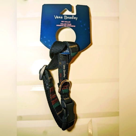 Vera Bradley Dog Pet Collar Tartan Plaid - Picture 2 of 7